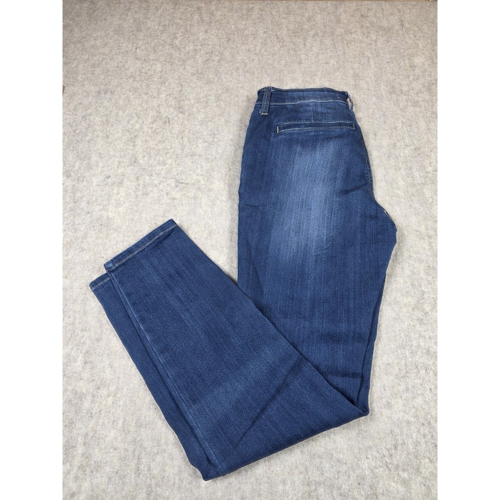 Cello Denim Medium Wash Jeans‎ Size 5 Mid Rise Stretchy Slash Pockets Soft